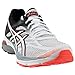 ASICS Women's Gel-Flux 4 Running Shoe, White/Snow/Flash Coral, 8 M US
