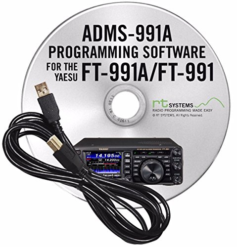 RTSYSTEMS Programming Software w/RT-42 USB-A to USB-B Cable for Yaesu FT-991A HF/VHF/UHF Amateur Radio