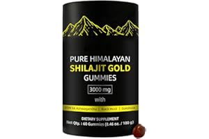 3000mg Pure Himalayan Gummies Gold for Men & Women Energy, Focus & Immunity Booster - 60 Count