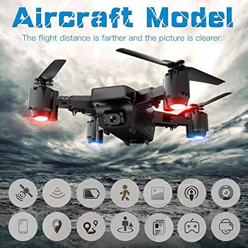 RCDNE GPS Folding Drone, Aerial Photography HD Professional Quadcopter with 5 Million WIFI Camera,2.4G Intelligent Positioning Auto Follow
