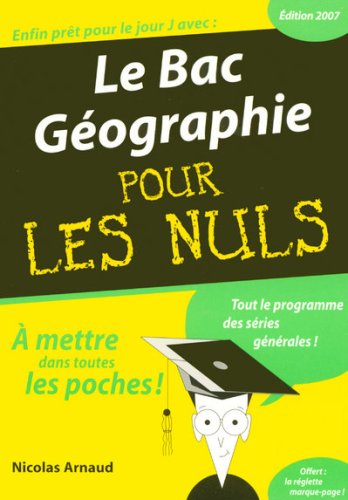 Le  bac géographie