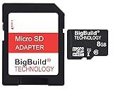 BigBuild Technology 8GB Ultra Fast 80MB/s microSDHC