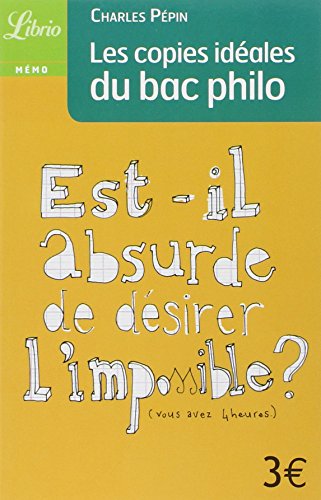 Les  copies idéales du bac philo