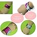 Mermaid Bracelet - 2 Color Reversible Sequin Bracelets - Magic Party Supplies Favors Slap Bracelet for Women, Girls and Kids. (Sliver-Rose)