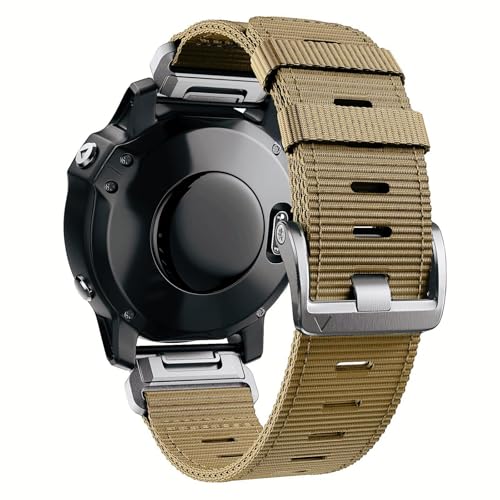 EKINGEEK Quickfit 22mm Armband für Garmin Fenix 6/6 Pro/7/7 Pro/8 47mm, Extrem robustes Nylon Armband für Garmin Epix Gen 2 47mm, Forerunner 970/965,