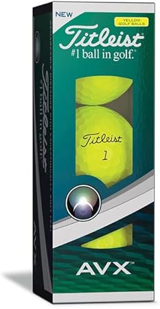 Titleist avx yellow golf balls amazon Clearance