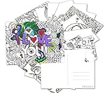 N-Green Coloring Greeting Cards Postcards Stress Relieving coloring book