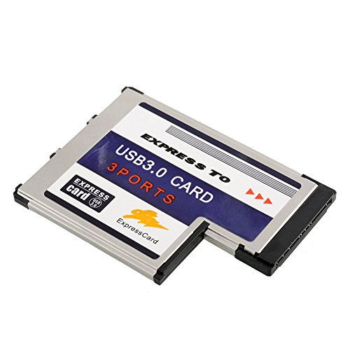 Cewaal Mingruie 54mm Express 3 Ports USB3.0 Card Adapter for Computer Laptop Desktop PC for Computer Laptop Desktop PC