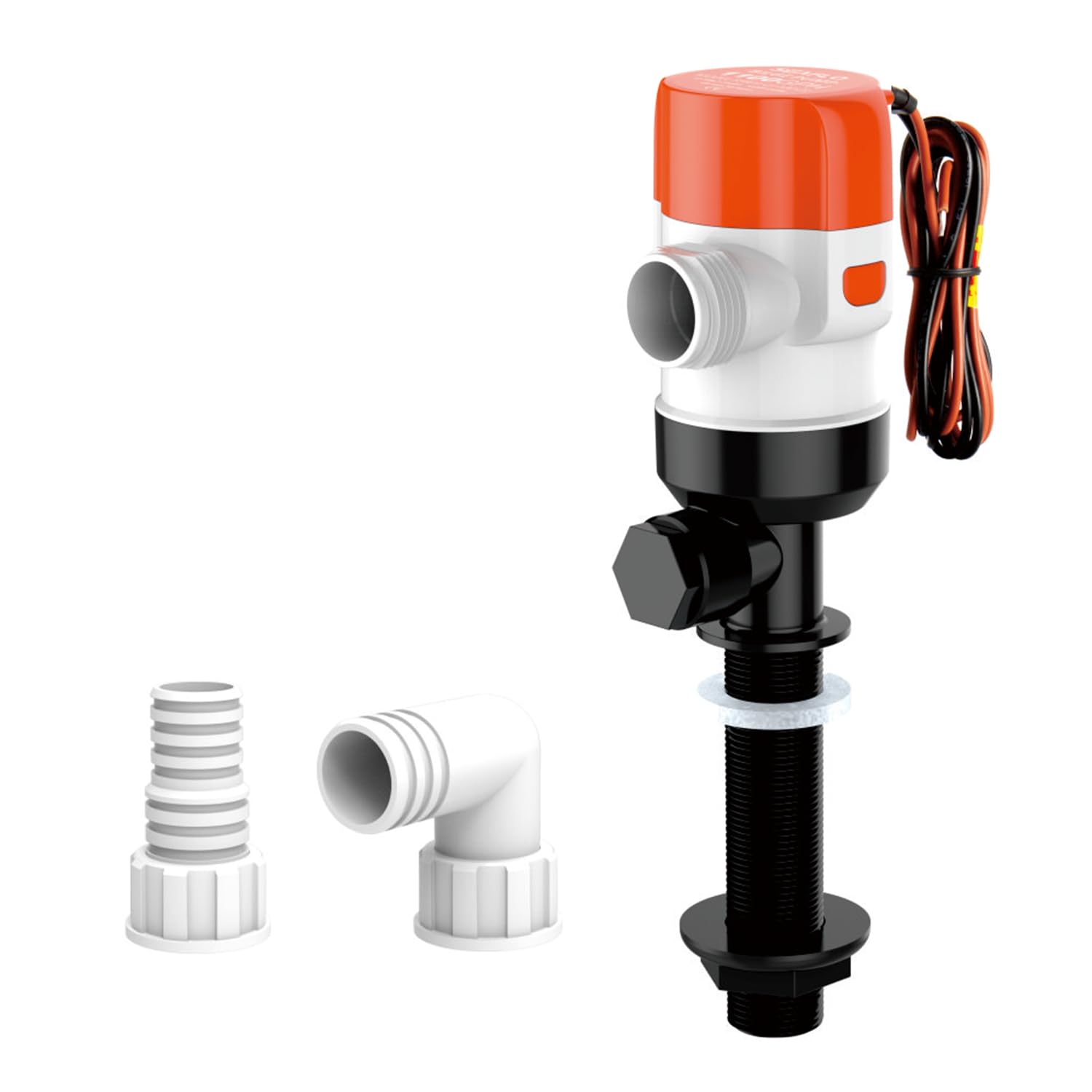 LIGHTEU®, 12V 1100GPH LIVEWELL BAITWELL Aerator Submersible Cartridge Boat Bilge Pump SFBP1-G1100-13C