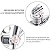 HOMEIDEAS Vacuum Suction Cup Hand held Shower Head Holder Bracket,Reusable Adjustable with Adhesive Disc for Bathroom