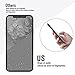 Keklle iPhone X Screen Protector 5D Curved Full Cover Protective Film Case Friendly Full Coverage Edge to Edge Tempered Glass Bubble Free for iPhone X screen protector