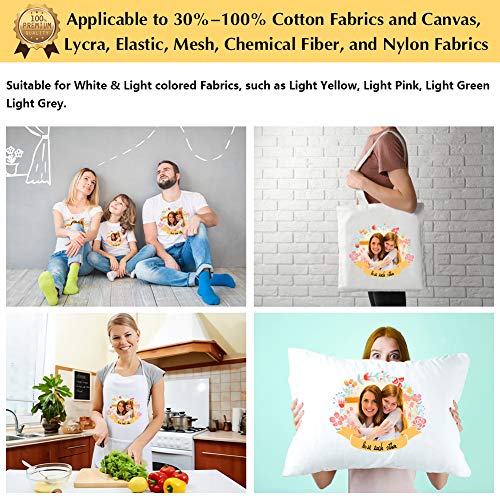 TransOurDream TruIron on Heat Transfer Paper for Light Fabric (10