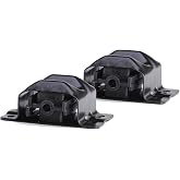 Clamshell Engine Mounts, for 305/350 Small Block Engines, Pair | Includes LH and RH Mounts, Rubber Cushions Reduce Engine Vibration, OEM Design for Reliable Fit and Support
