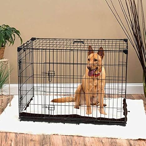 Amazon Com Lucky Dog Expect More 48 Crate With Bolster Pillow