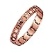 Feraco Copper Bracelet for Men 99.99% Solid Copper Magnetic Bracelet with Neodymium Magnets with Sizing Tool (Tyre)