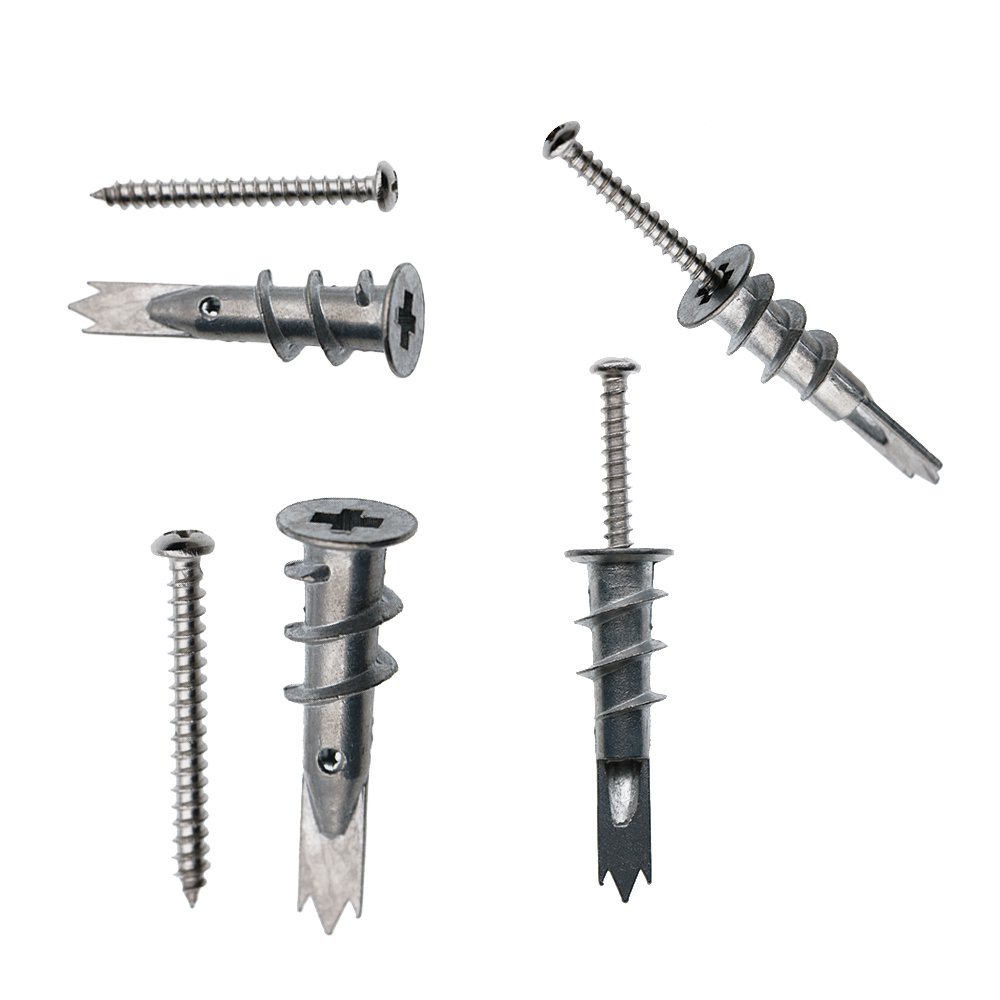 Waykino Metal Self Drilling Drywall Wall Anchor Assortment Set Kit with Self 191869176941 eBay