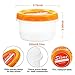 YUEAON 8 oz sturdy slime containers with lids plastic storage jars slime accessories supplies,6pack/250ml