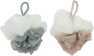 Omenluck 2Pcs Bath Loofahs Body Sponges for Deep Cleaning Back Scrubber Shower