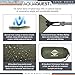 Aqua Quest Safari Tarp - 100% Waterproof Lightweight SilNylon Bushcraft Camping Shelter - 10x7, 10x10, 13x10, 20x13 Olive Drab or Camo (Brown, 10 x 10 ft)