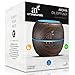 ArtNaturals Aromatherapy Essential Oil Diffuser – (13.5 Fl Oz / 400ml Tank - Dark Brown) – Ultrasonic Aroma Humidifier - Auto Shut-Off and 7 Color LED Lights – For Home, Office & Bedroom