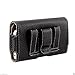 Kingsource Belt Clip Holster Pouch Sleeve Holder with Clip and Loops Compatible for Apple iPhone 12 iPhone 11 Pro iPhone Xs iPhone X Samsung Galaxy S10 E Color Black