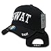 RAPID DOMINANCE 3-D High Embroidered Law Enforcement Baseball Caps Hat Hats (Adjustable , SWAT)