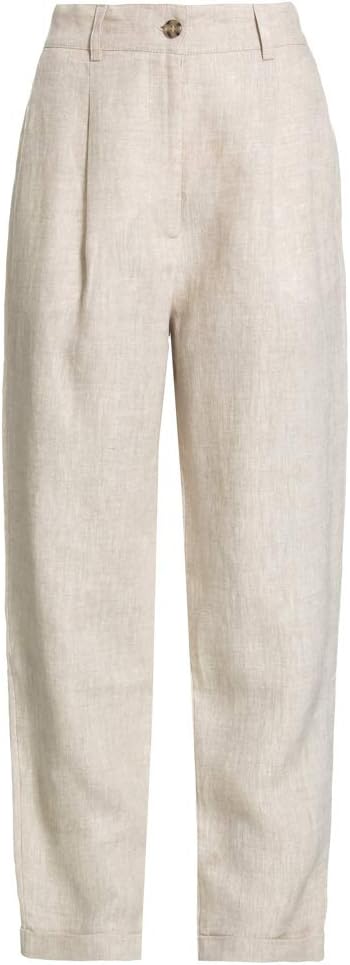 calça masculina de linho cru