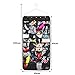 Hanging Jewelry Organizer, Dual Sided Closet Organizers, Earrings Bracelet Necklace Socks Pantyhose Storage Display Bag (Black (40 Pockets & 20 Hook-and-Loop Tabs))