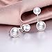 925 Sterling Silver Double Freshwater Cultured Pearl Hoop Earrings