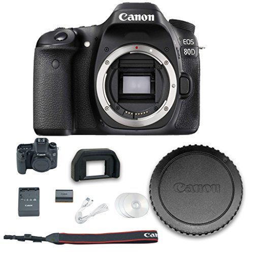 Canon 80D DSLR Camera (Body Only - No Lenses) + All Original Accessories Included - International Version Canon 80D DSLR Camera (Body Only - No Lenses) + All Original Accessories Included - International Version