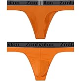 JINSHI Men's Bamboo Viscose Thong Sexy T-back Mens Underwear Low Rise Stretch Tagless Underwear Multi M L XL XXL