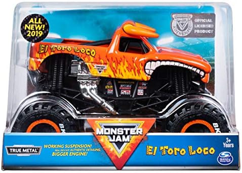 Mj Monster Jam Official El Toro Loco Monster Truck Die Cast