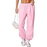 FACDIBY Women's Fleece Lined Sweatpants High Waist Drawstring Sweat Pants Baggy Athletic Pants with Pockets