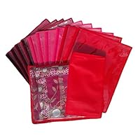 Kuber Industries Non Wooven Single Saree Cover 36 Pcs Set