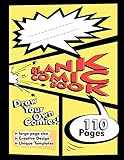 Blank Comic Book: 110 pages 8.5