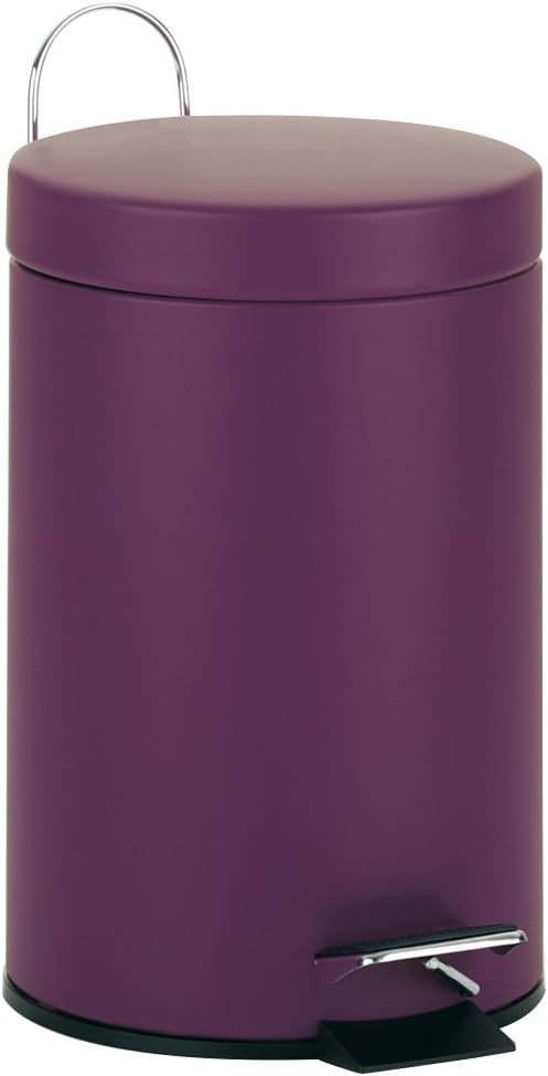 Amazon.com: Kosmetikeimer Berry COSMETICS TRASH BIN GARBAGE purple Bathroom bins with removable ...