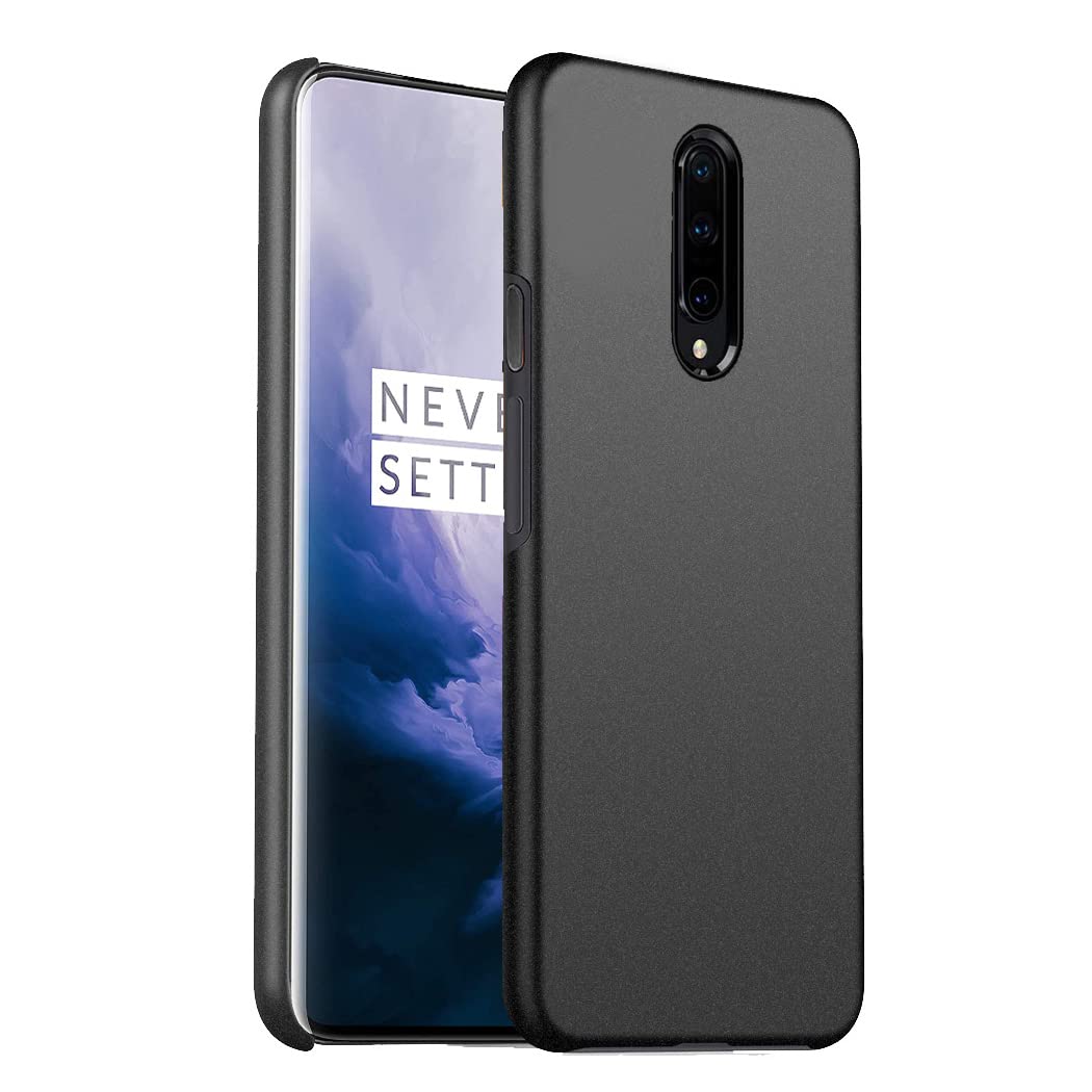 GAPlus OnePlus 7 Pro Case Ultra Slim Thin Armour Hard Case Matte Rubberized Cover For OnePlus 7 Pro (Black)
