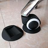 Jc.upin Bed Wheel Stoppers 4 Pcs Anti-Slip Castor Cups for Floors view 6