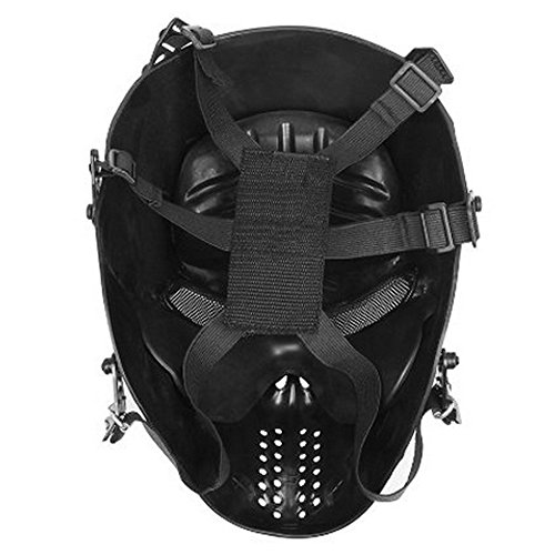 image for WalkingMan Skull Cool Full Face Airsoft Masks for Adults Metal Mesh Ey
