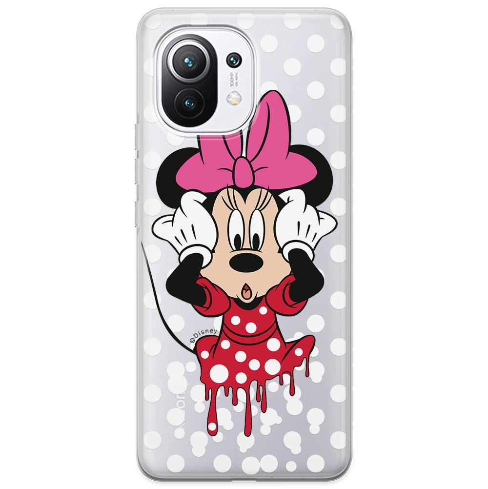 ERT GROUP mobile phone case for Xiaomi 11 original and officially Licensed Disney pattern Minnie 016 optimally adapted to the shape of the mobile phone, partially transparent — image 1