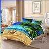 leibedding 3D Beach Comforter Soft Full Quilted Cool Comic All Season Comforter with 2 Pillow Covers 51jJ3 6FRTL