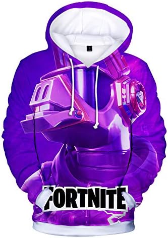 Merdbu Fortnite Hoodie Hooded Crewneck Sweatshirt Kids Boys Girls