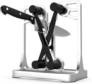 Messerschärfer, ANYUKE Messerschaerfer Profi Messerschleifer für Küchenmesser, Kochmesser, Messerset, Gewerbe und Haushalt Messer Schärfer für Wellenschliff und Glatter Klinge, Kitchen Knife Sharpener