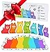 Cats Puzzle Best for 3 to 5 y.o. Chunky Wooden Rainbow Colors Shapes Animals - Birthday Gift for Kids and Toddlers Baby - Boys and Girls - Montessori Preschool Learning Jigsaw 5 4 3 Year Old