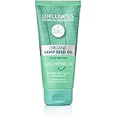 Wellness Organic Hemp Seed Oil Curl Define Gel Unisex Gel 6.3 oz