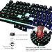 NPET K10 Wired Backlit Floating Gaming Keyboard, Mechanical Feeling Rainbow Illuminated Gaming Keyboard for PC, Laptop, Computerthumb 2