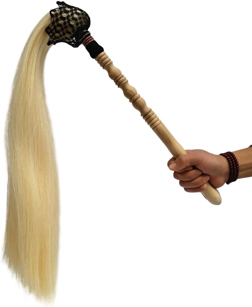 ZooBoo Fly Horsetail Whisk Stick Chinese Taoist Wudang Buddhism Taiyi