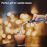 SUPRUS candle lighter Rechargeable USB 360° Neck Stainless Steel Dark Blue view 6