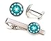 SharedImagination Iron Man Arc Reactor Tie Clip, Avengers Iron Man Jewelry, Arc Reactor Cufflinks, Avengers Cufflinks