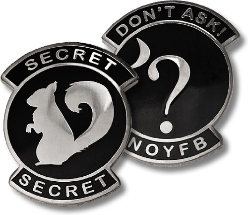 Usaf don t ask secret squirrel challenge coin